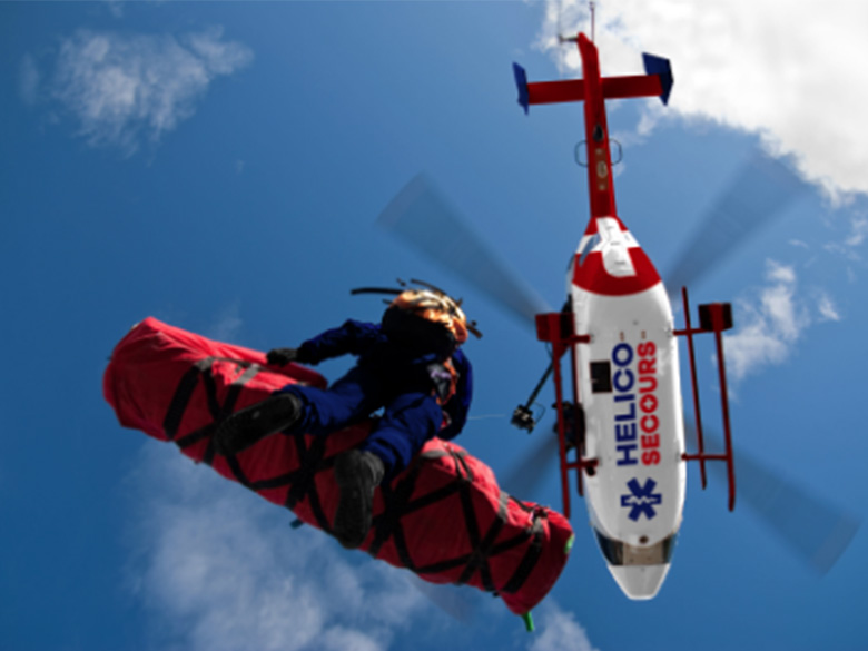 Une protection de secours aéroporté pour une période de 12 mois pour 1 personne avec Helico Secours