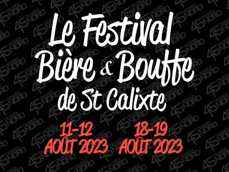 Le Festival Bière et Bouffe arrive à Saint-Calixte!