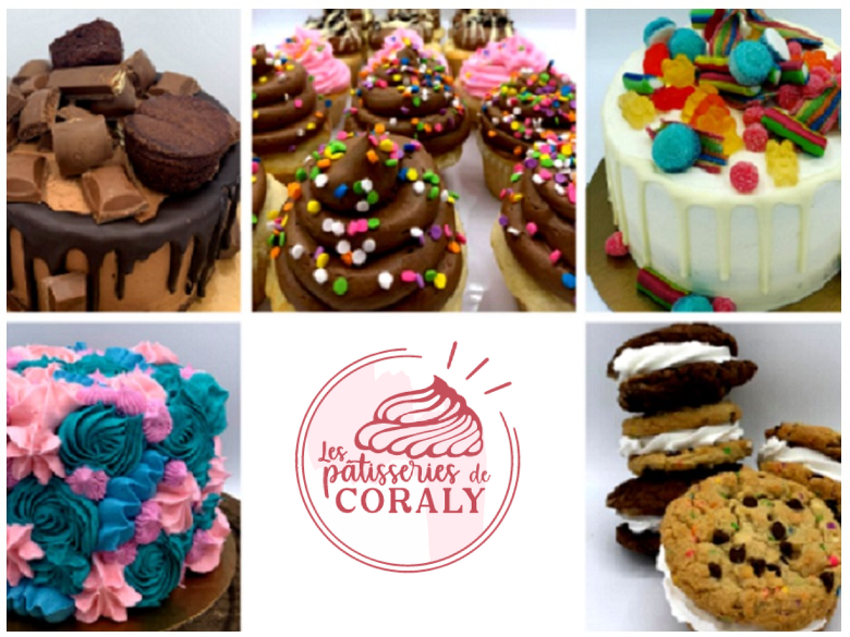 Découvrez les créations divines de Les Pâtisseries de Coraly à Victoriaville