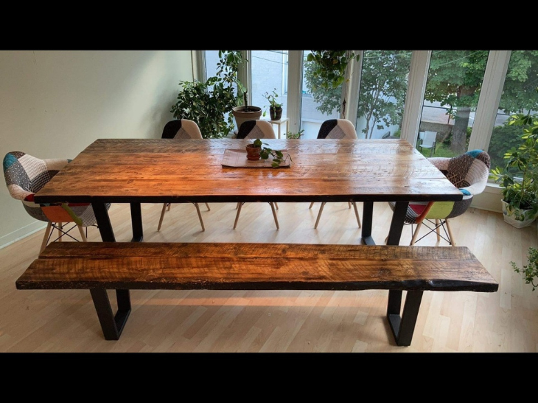 Photo – Bois de Grange Création – Table acier – 2