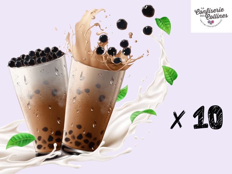 Carte pour 10 délicieux bubble tea