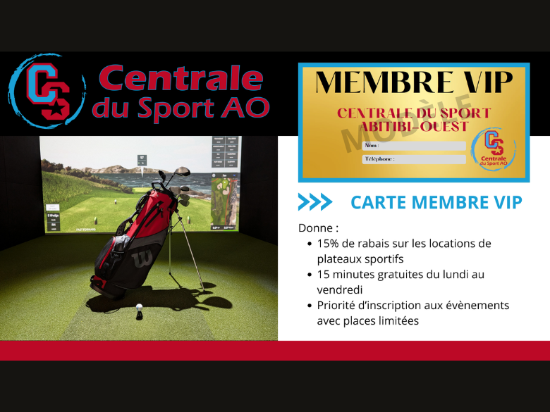 Carte de membre VIP